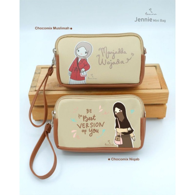 JENNIE MINI BAG ORIGINAL TAS UNA / SLINGBAG JENNIE TAS UNA / TAS MUSLIMAH