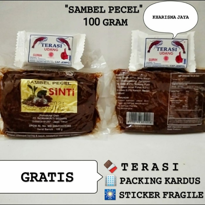 

PROMO Sambel Pecel Sinti 100gr