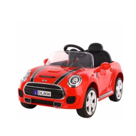 Mobil Aki Mainan Anak Remote Control Yukita DLS06 Mini Cooper Pink Gas Injak  Garansi Ori SNI-4