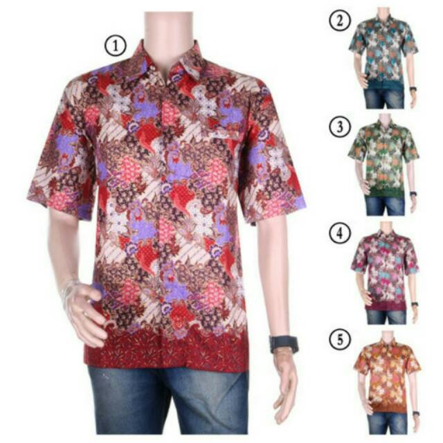 Sale Kemeja Batik Pria Semi Sutra Purnama - Pake Puring