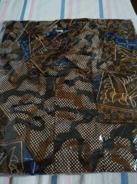 Kemeja Batik Lengan Panjang 01 Bswart Hrb026 Belanja Batik Beli Batik Hem Bakung Batik Modern