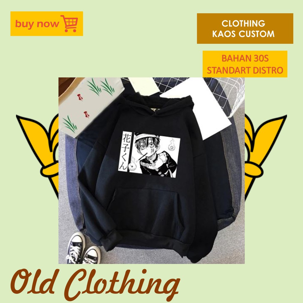 Hodie Anime Hanako Kun Jaket Pakaian Pria Jaket Hoodie