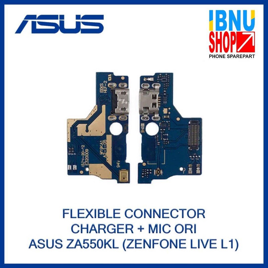 LEXIBEL PAPAN ASUS ZENFONE LIVE L1 ZA550KL KONEKTOR CAS CHARGER MIC