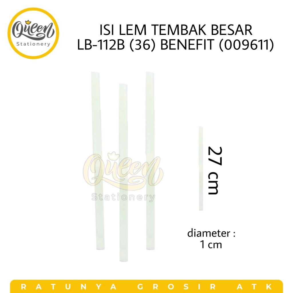 

1 PCS ISI LEM TEMBAK BESAR (36) / LEM BAKAR / REFILL GLUE GUN