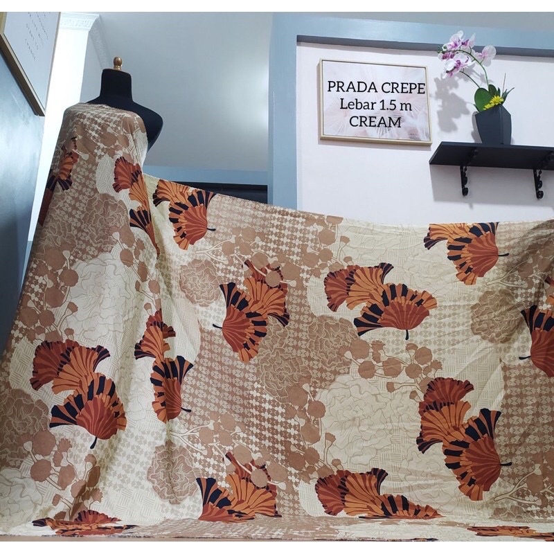 Bahan kain PRADA CREPE Kualitas Premium