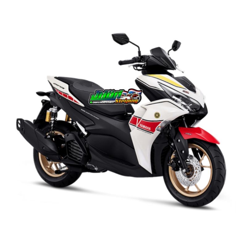 STRIPING STICKER ALL NEW AEROX CONNECTED VVA NVX 155 LIVERY SPEEDBLOCK TRANSPARAN