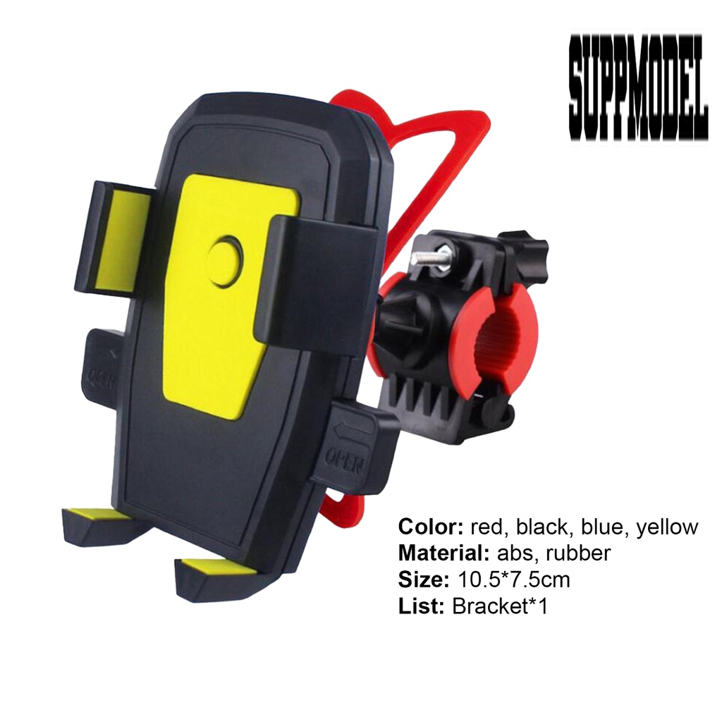 Stand Holder Handphone Bahan ABS Anti shock Untuk Sepeda Gunung Reliable