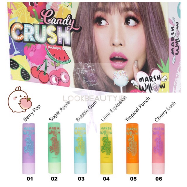 (BPOM) Marshwillow Candy Crush Lip Balm by Natasha Wilona - pelembab bibir