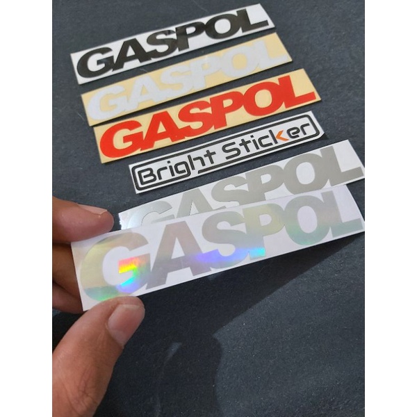 STICKER GASPOL CUTTING