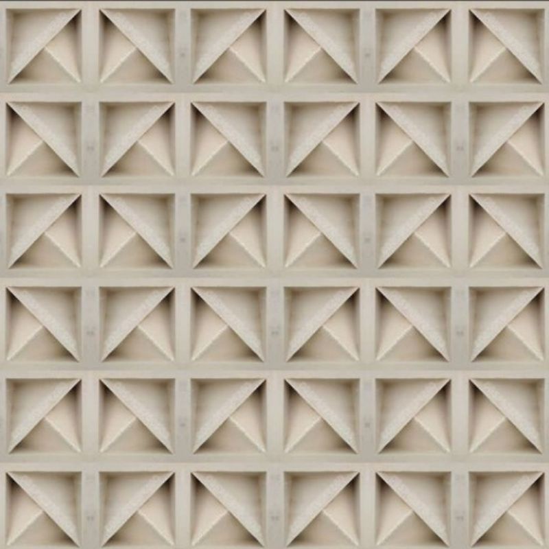 Roster beton/Roster minimalis/Roster modern/Motif arau dua muka