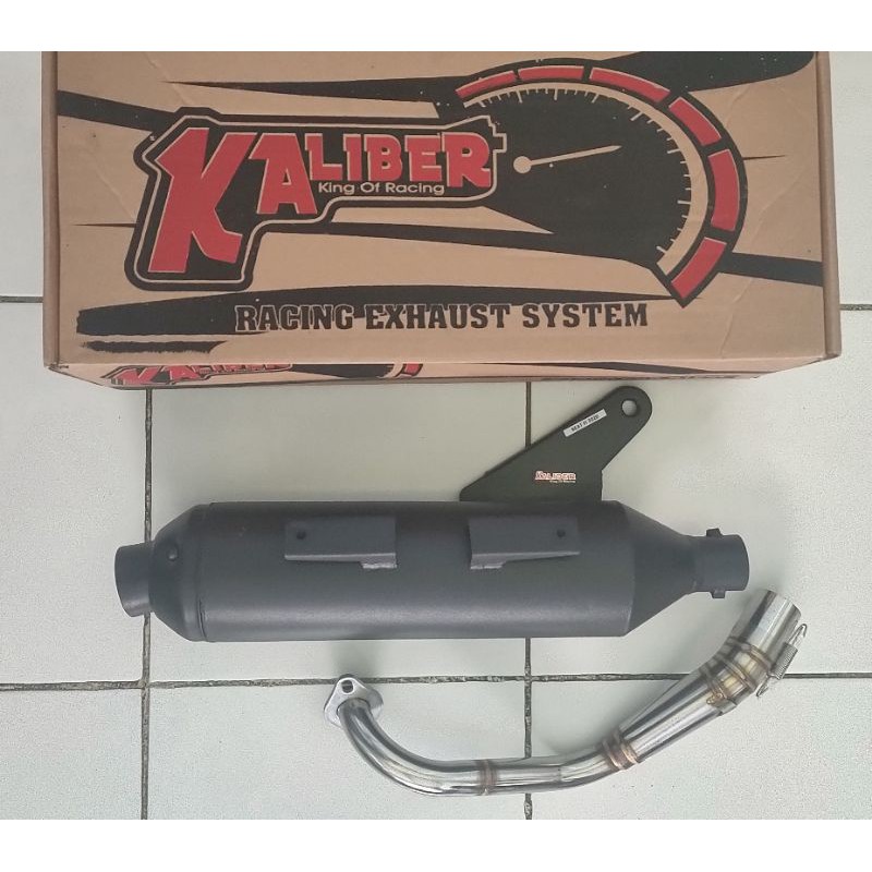 Knalpot Vario Mio Beat Racing KALIBER Tsukigi Stainless