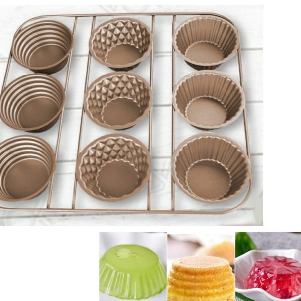 Mini Cake  Muffin Baking Pan / Loyang Muffin Cake Puding/PROMO SUNCITY/Suncity YC80149