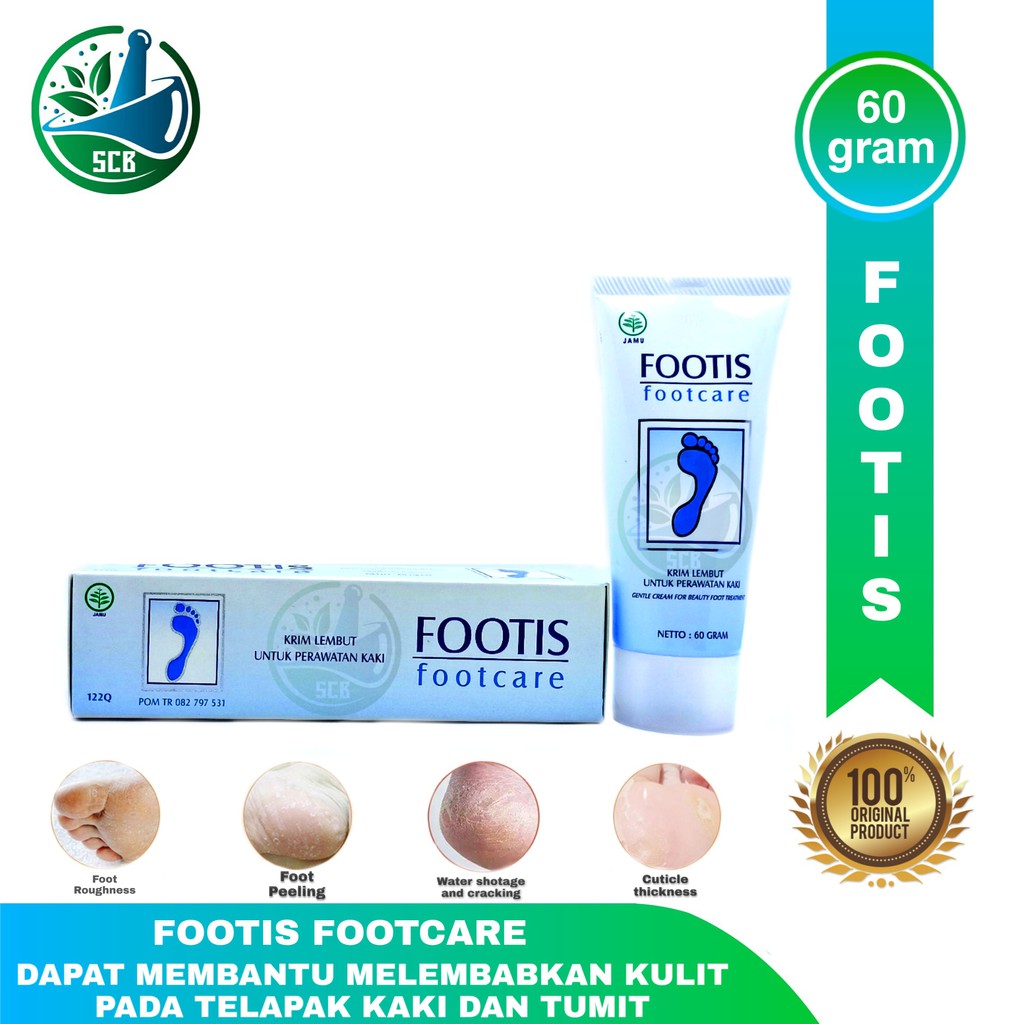 Footis Footcare Cream - Merawat Kulit Kaki Kering dan Pecah-pecah - 60 g