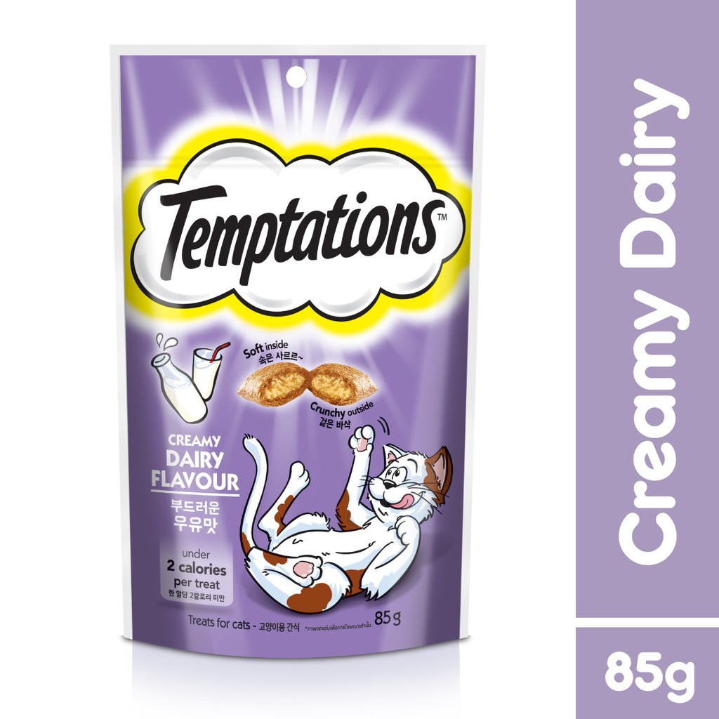 TEMPTATIONS™ Snack Kucing 85gr isi 10pcs - Tuna (2) Chicken (2) Salmon (2) Dairy (2) Seafood (2)-4