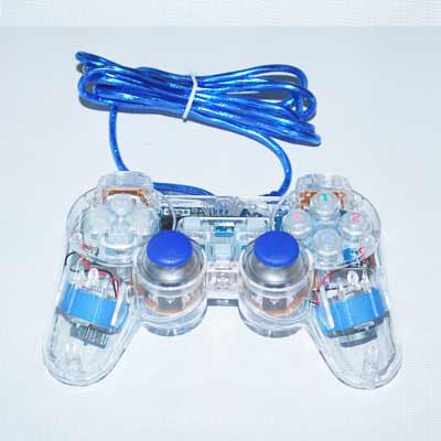 Gamepad Single Stik M-TECH Transparan