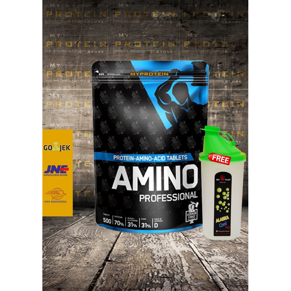 Suplemen Fitness | GERMAN FORGE AMINO PROFESSIONAL AMINO ACID 500 CAPS LENGKAP +SHAKER