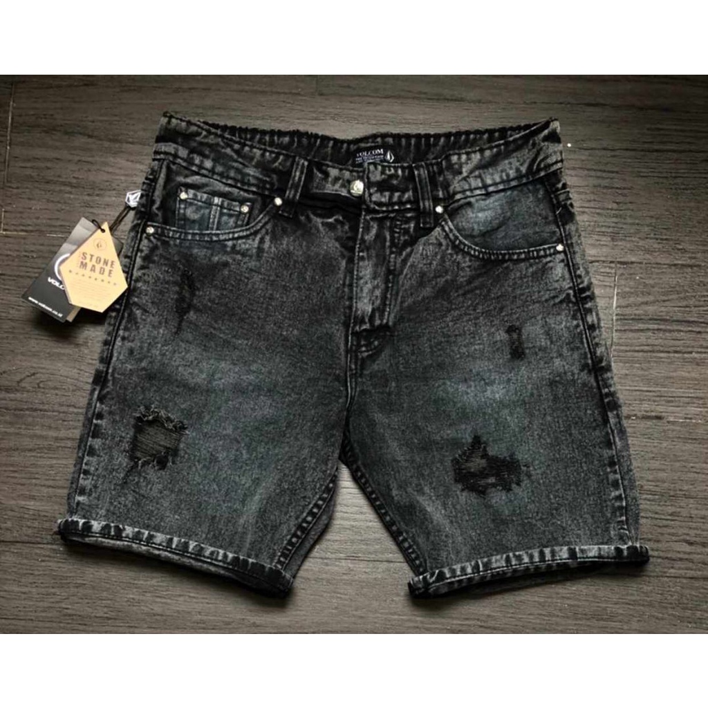 celana pendek pria jeans volcom distro terbaru