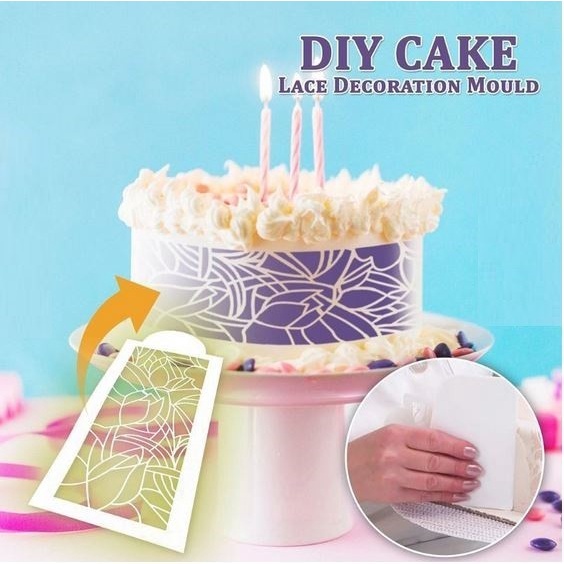 Cake Stencil - Border Lace GCS20_05 (34X10cm)