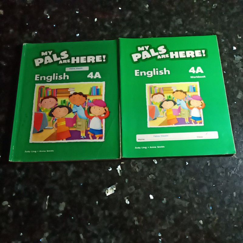 Buku My Pals Are Here English 4A Textbook dan Workbook, Judy Ling, Anne Smith, MC.