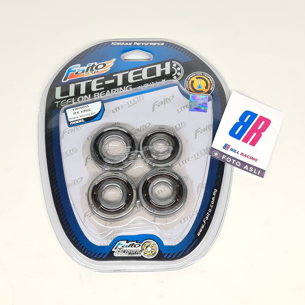 BEARING SET FAITO RX KING LITE TECH LAHAR RACING