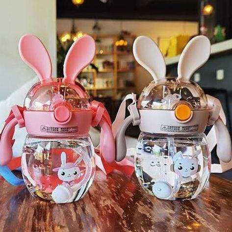 botol susu minum sedotan bottle minum anak 140 cute korean bunny korea