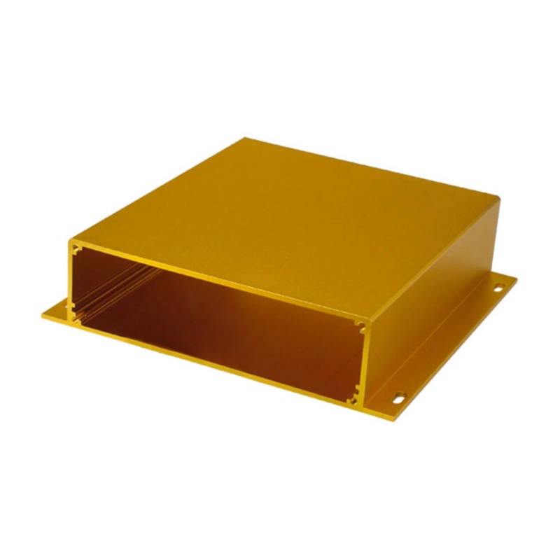 Bt DIY Aluminium Untuk Case Proyek Elektronik PCB Instrumen Kotak Kandang Logam Kotak Panel Listrik 150x158x39mm