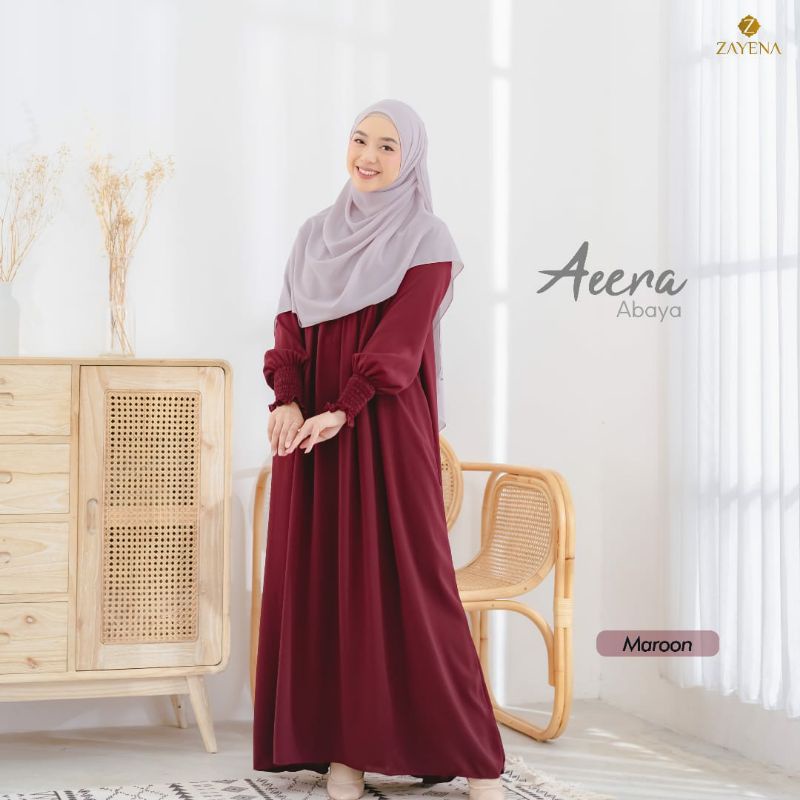 Aeera Abaya Teal Green by Zayena Indonesia