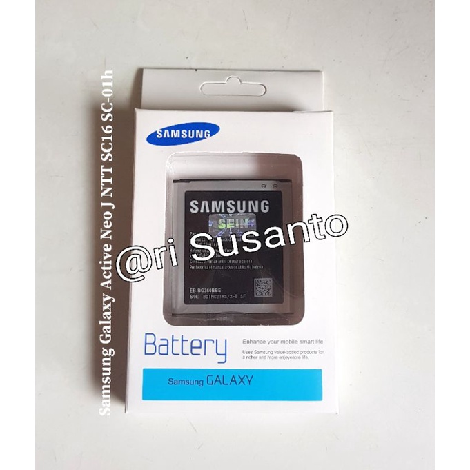 Baterai Samsung Galaxy J2 2015 / J200 / Active Neo J NTT SC16 SC-01h Kualitas Original