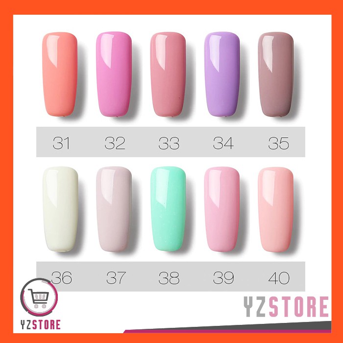 Kutek Gel Nail Polish UV LED Rosalind Solid Series 21-40 YZ91