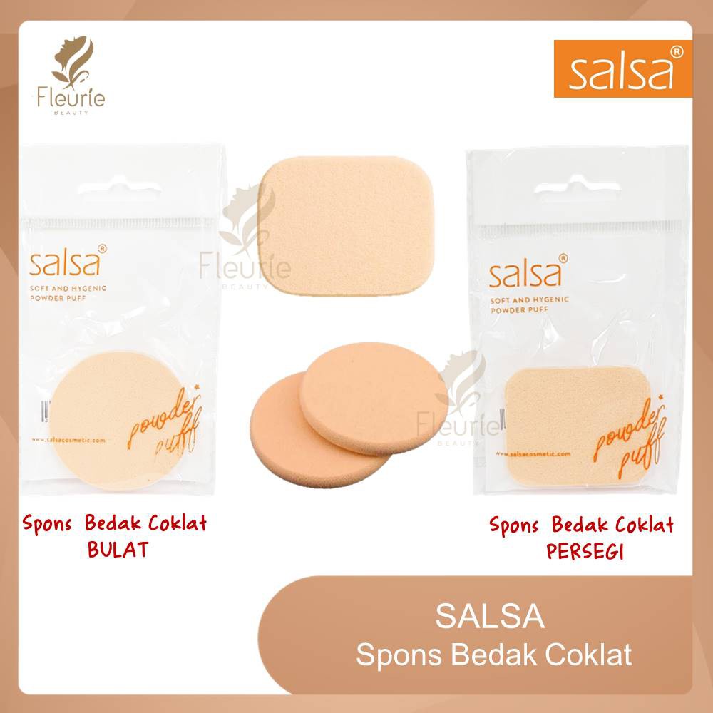 Salsa Sponge Bedak Bulat &amp; Persegi