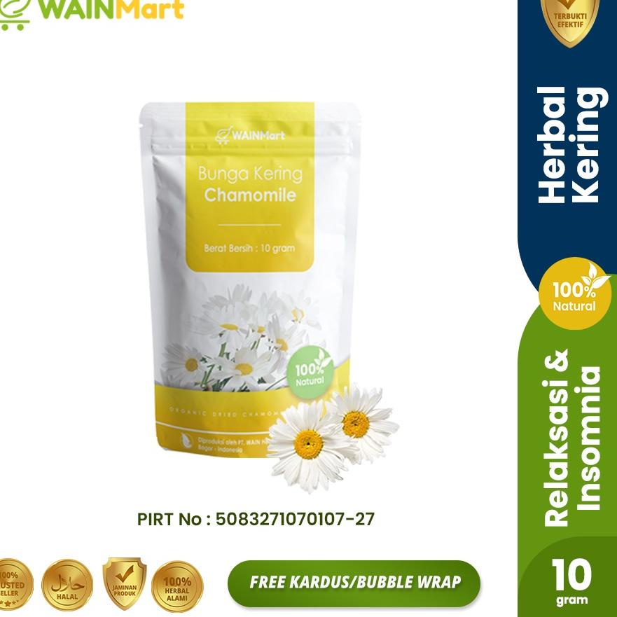 

MKSD ANTI IMSOMNIA !!! Teh Bunga Chamomile Herbal Relaksasi kaya Antioksidan Barang Super