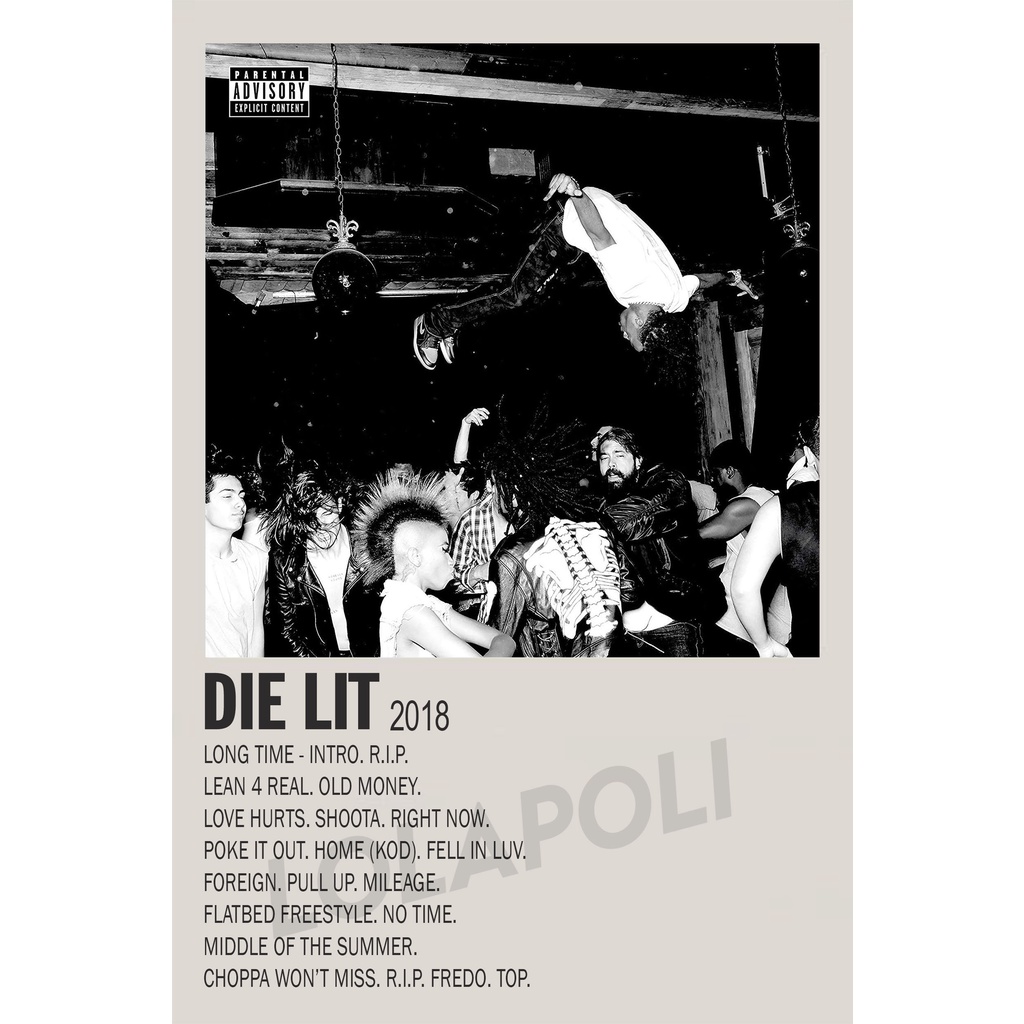 Poster Cover Album Die Lit - Playboi Carti