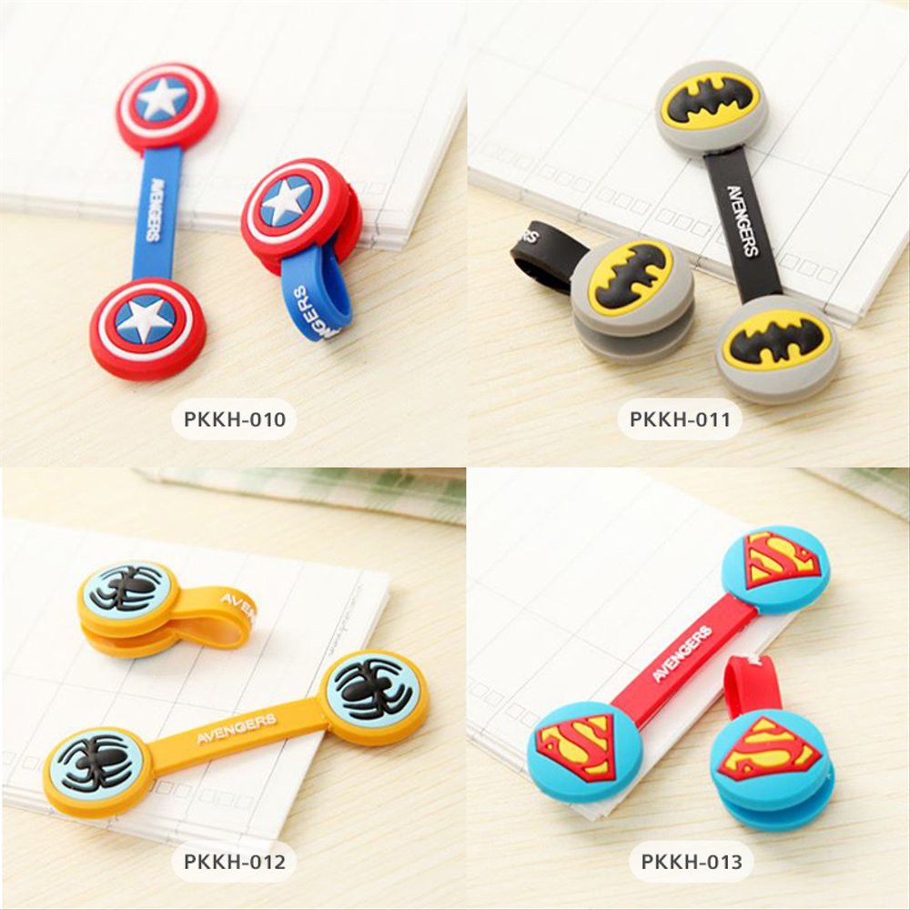 Superhero Karakter Cord Holder/ Klip Kabel/ Pengikat Kabel /Cable Winder