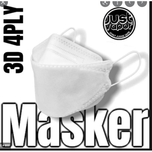 Masker murah KF94 non medis 4 layers HETO 3D design Korea isi 10 pc