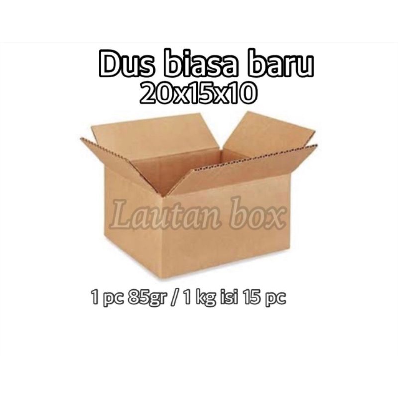 

Dus biasa 20x15x10 box packing murah