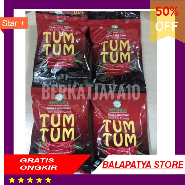 

BEST SELLER !!! TUM TUM BUBUK CABAI Hot Chili Powder Bumbu Cabe Antaka 100gr