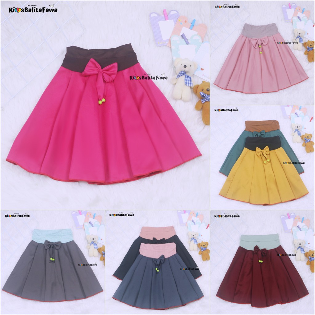 Rok Pita Bianca uk. 4-5 Tahun / Rok Anak Perempuan Cewek Murah Skirt Pendek Motif Lucu Grosir