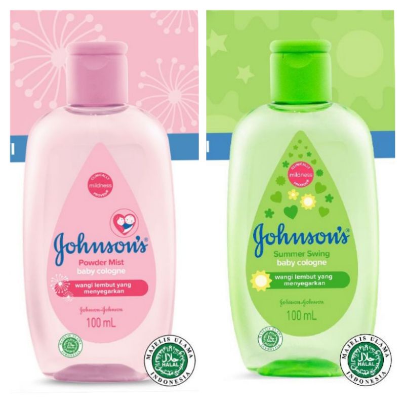 Johnson's Powder Mist/Summer Swing Baby Cologne 100ml