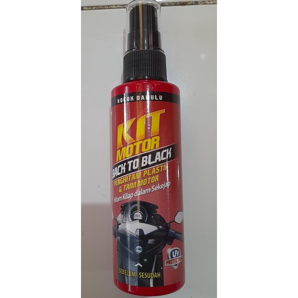 Kit Motor Back To Black Spray 115ml