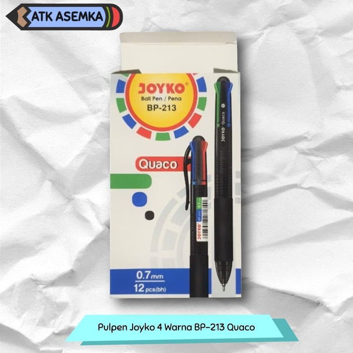 

Pulpen Joyko 4 Warna BP-213 Quaco Atk