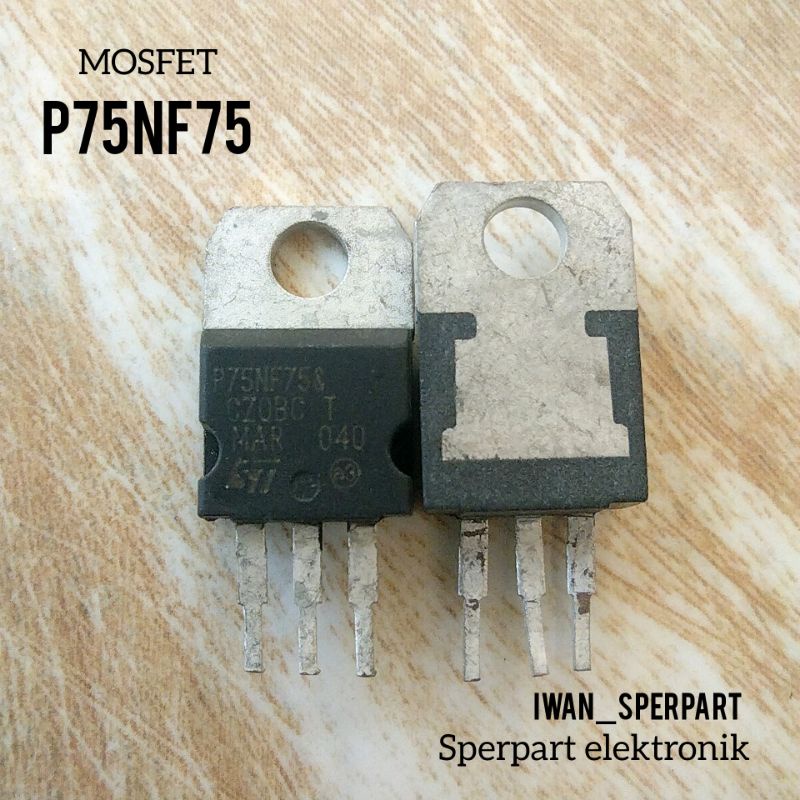 MOSFET P75NF75  75NF75 STP75NF75