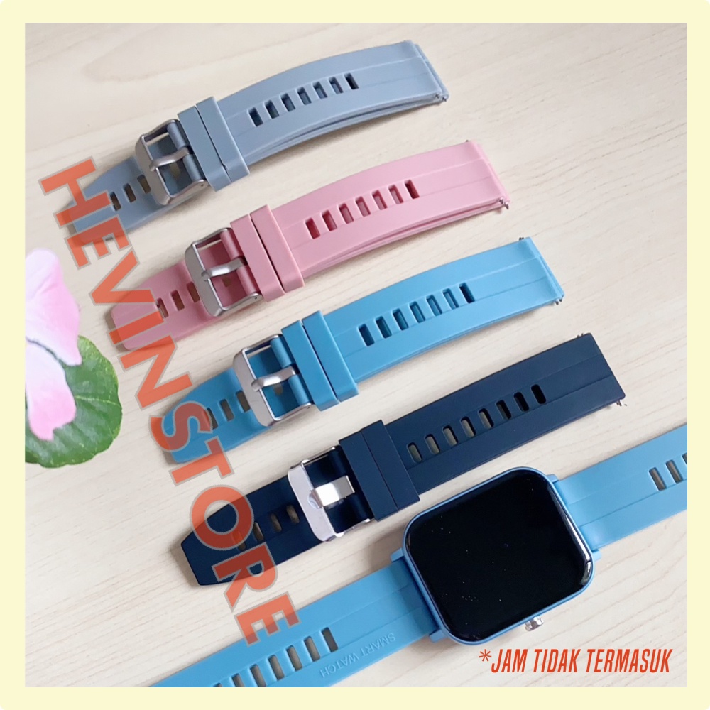 SILICONE RUBBER STRAP SMARTWATCH 20MM QUICK RELEASE VARIAN-1
