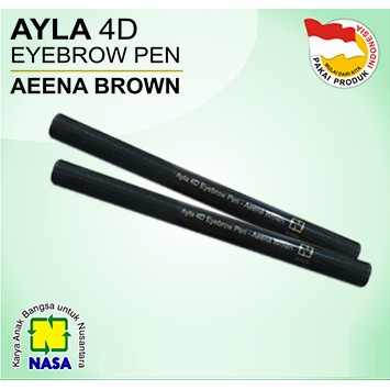 AYLA 4D EYEBROW PEN AEENA - AEENA BROWN