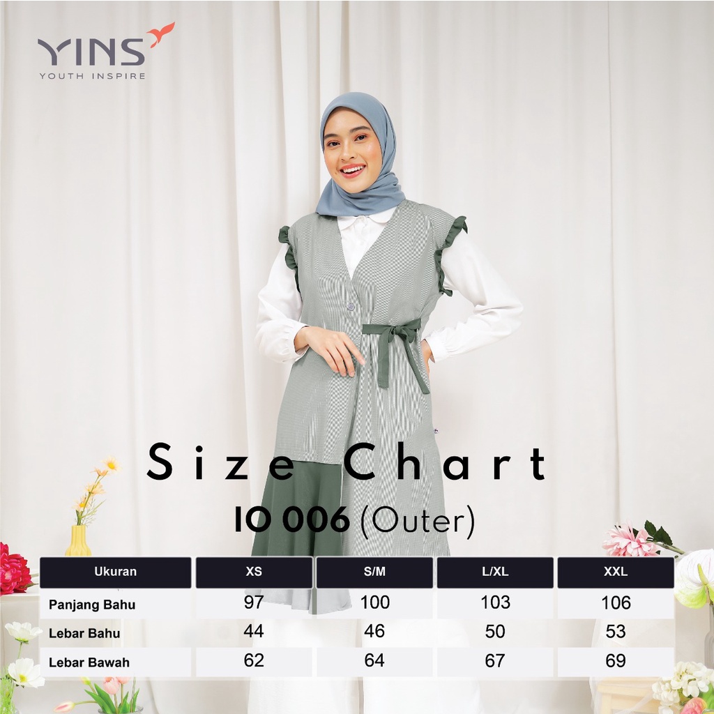 Inspire Outer IO 06 Bahan Kenzi mix Twill Softskin Outer Trendi kekinian Modern by Inspire bisa COD