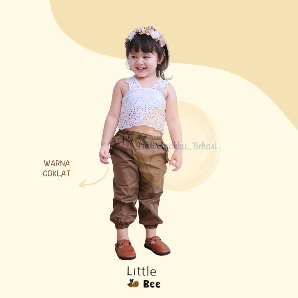 Jogger Anak Perempuan Mix Warna Size 1-5Thn