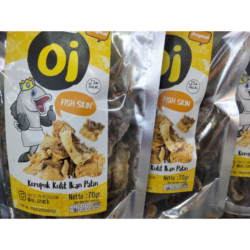 

kerupuk kulit ikan patin original