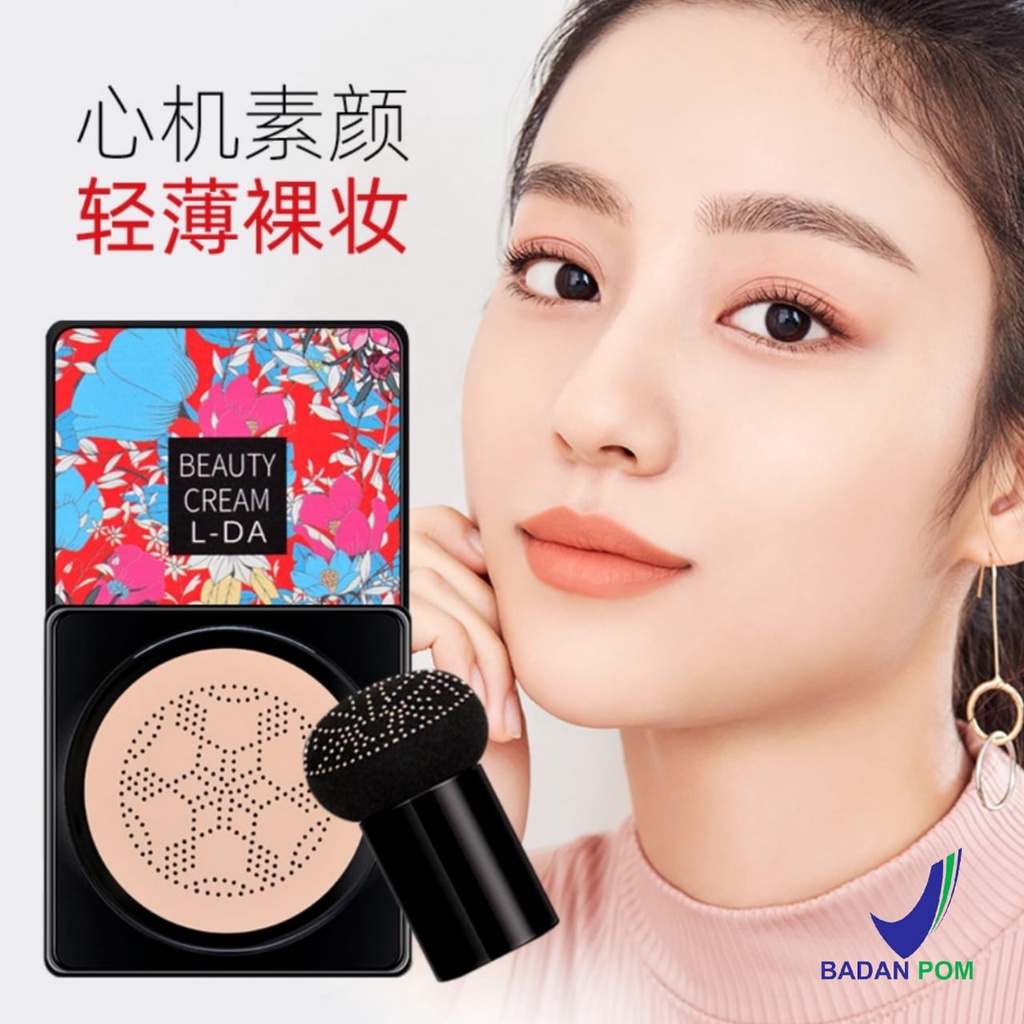 [BPOM] L-DA BB CUSHION WHITENING BEAUTY CREAM WATERPROOF BEDAK CUSHION