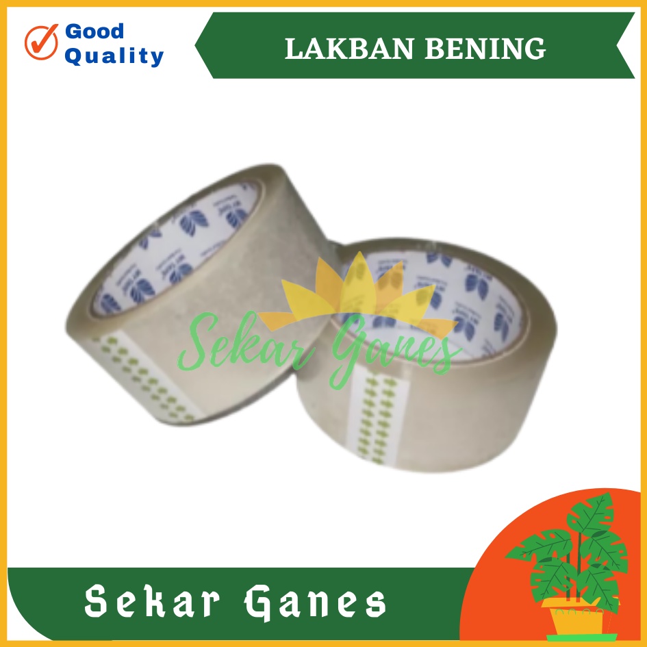 LAKBAN BENING 45mm x 90 yard 90 YARD 45 mm LAKBAN BESAR ST BUKAN LAKBAN 2 INCH 48MM AURAPACK MURAH