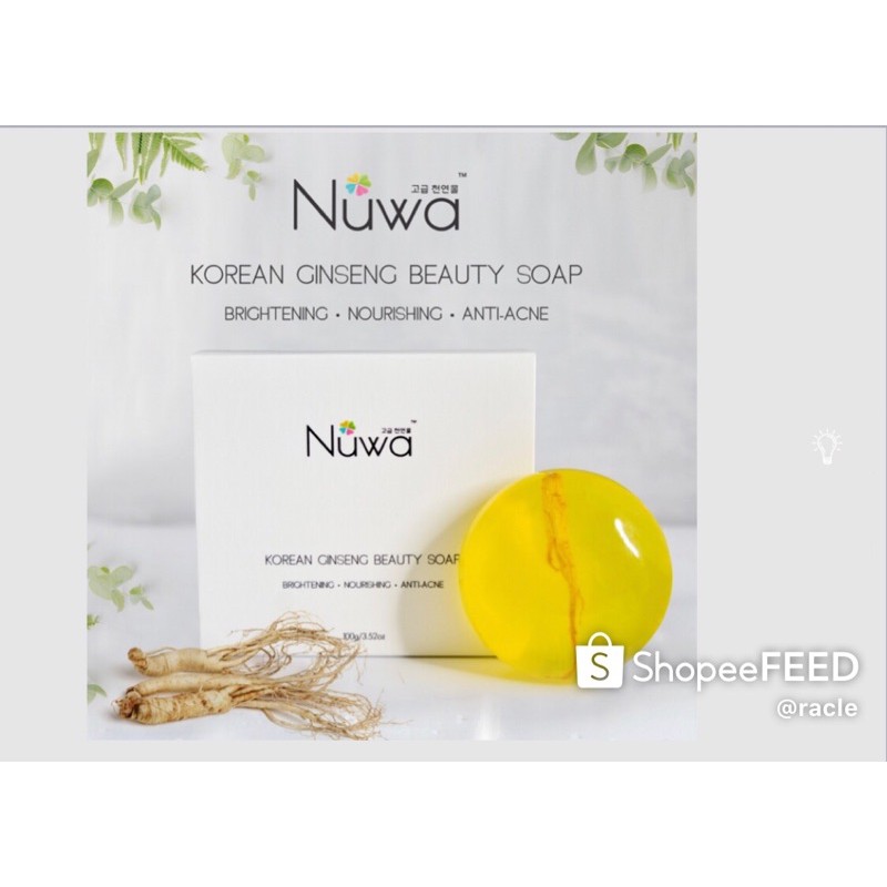 Nuwa Korean Ginseng Beauty Soap