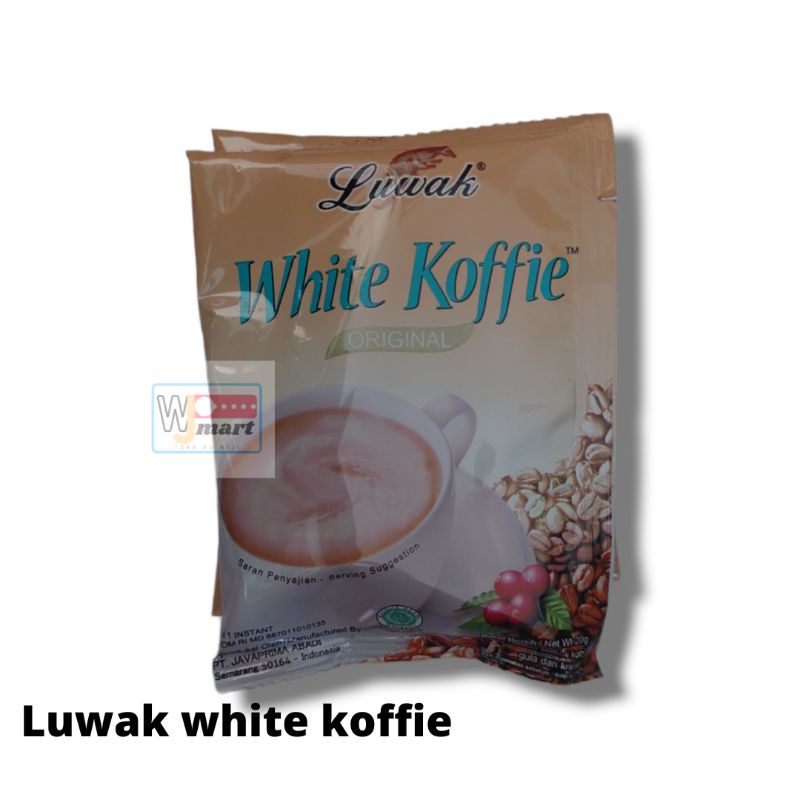 

LUWAK WHITE KOFFIE / KOPI LUWAK